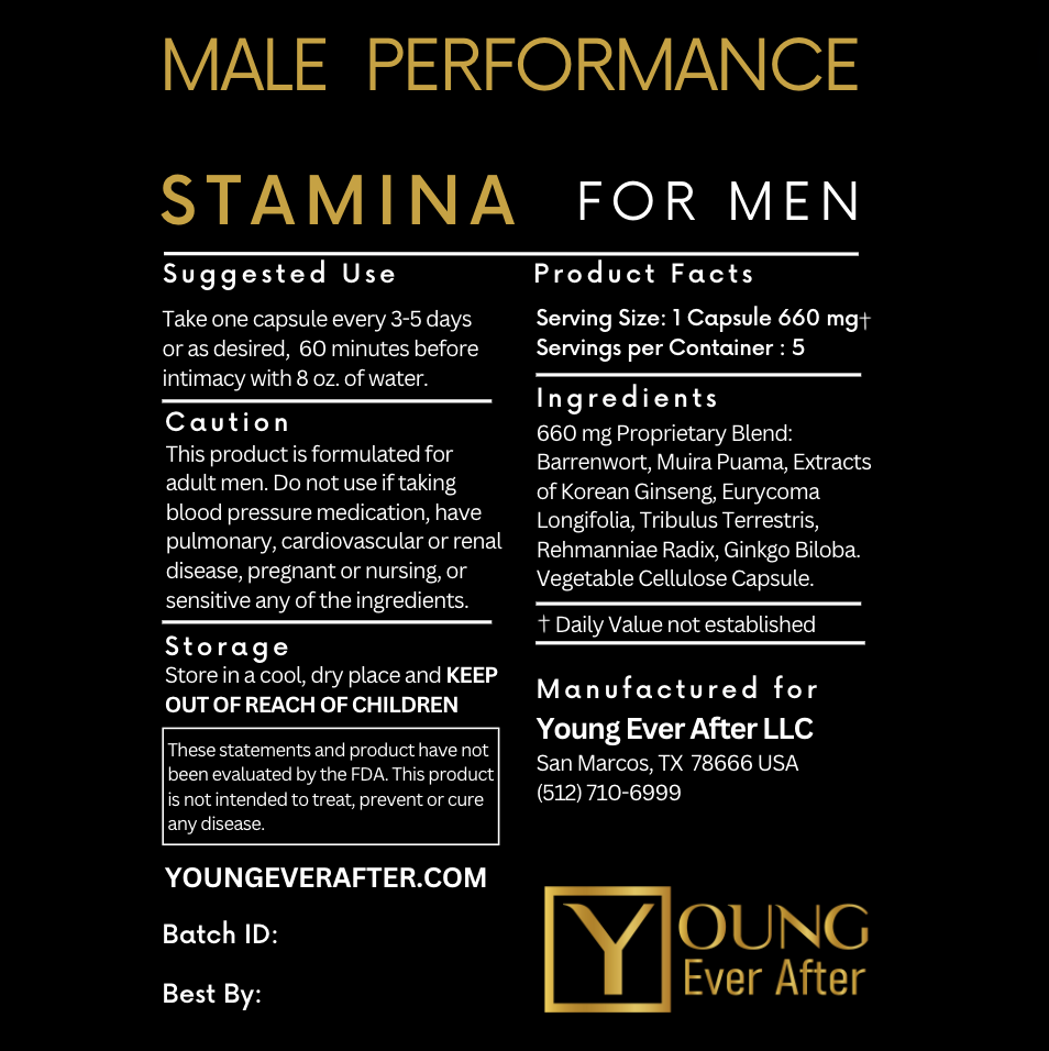 STAMINA for Men - Stay Hard, Last Long